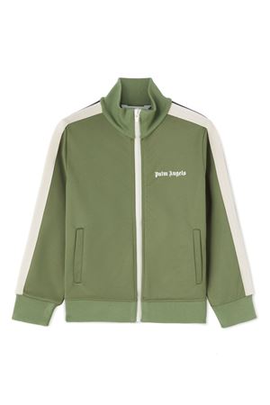 green polyester jacket PALM ANGELS KIDS | PBBD002C99FAB0035603